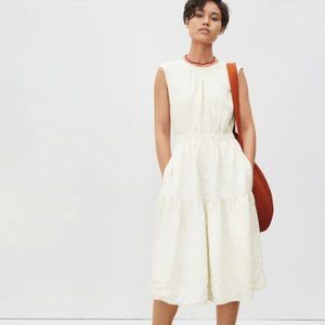 NWT Everlane Open-Back Linen Dress